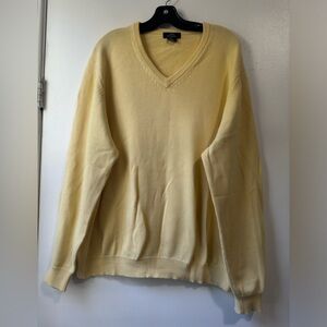 Brooks Brothers Women’s V-Neck 100% Cotton Sweater Sz XL